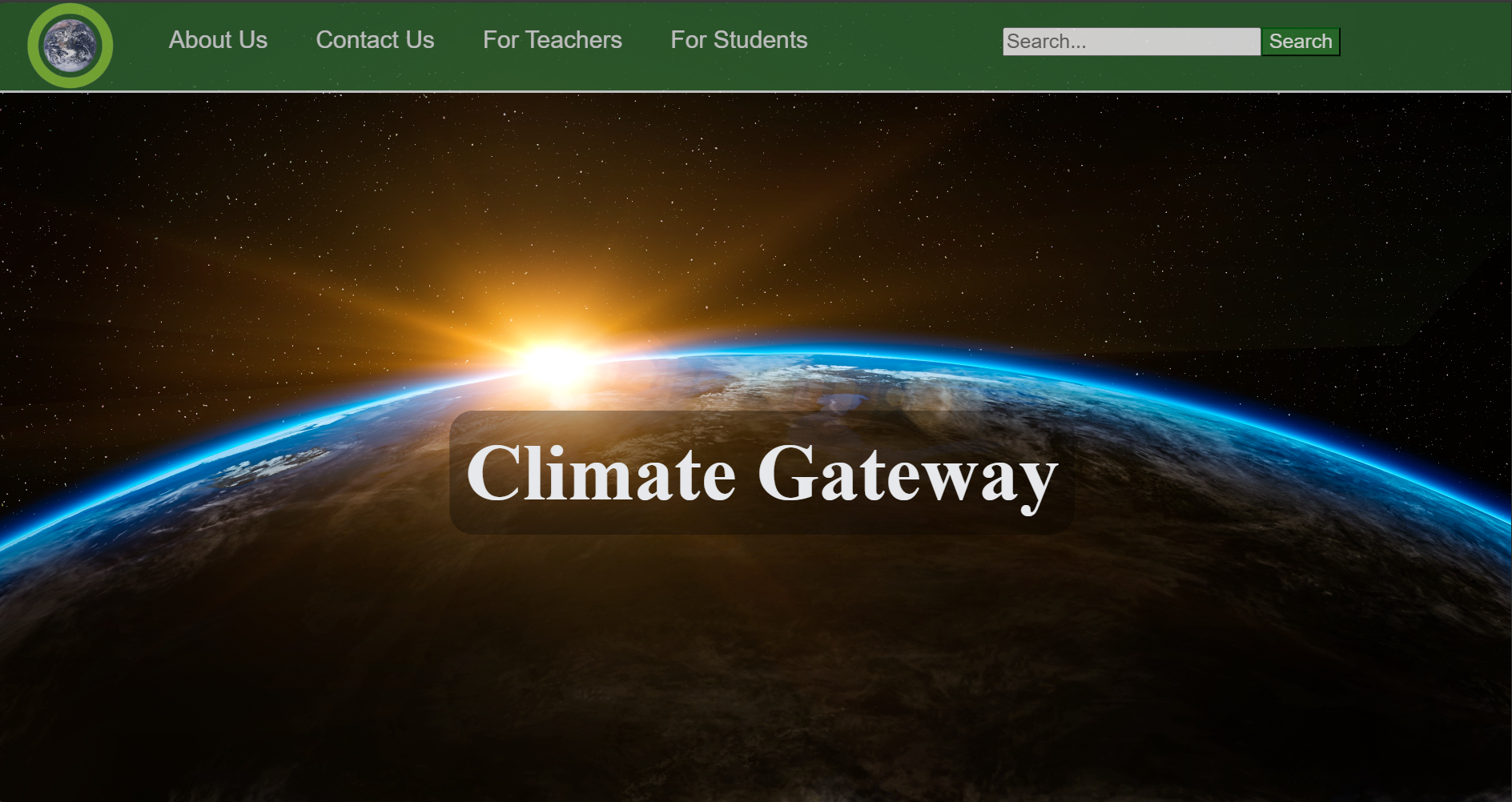 The Climate Reality home page